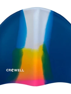 Crowell Multi Flame silikonová plavecká čepice col.14