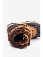 Zateplené zimní boty pro chlapce Lee Cooper LCJ-23-01-2059 Camel Zateplené zimní boty pro chlapce Lee Cooper LCJ-23-01-2059 Camel