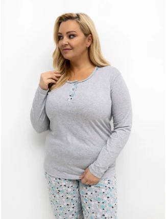 DU KN pyžamo FP 502.97 šedé