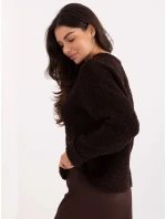 Jumper MI SW WK32601.19 tmavě hnědý