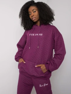 Mikina RV BL 7452.16 tmavě fialová