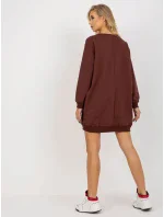 Mikina VI BL 3192.23P tmavě hnědá