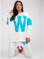 Tepláková souprava FA KMPL 7856.44P bílá a modrá - FPrice Tepláková souprava FA KMPL 7856.44P bílá a modrá - FPrice