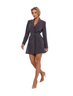 Šaty M749 tmavě šedé - MOE Šaty M749 tmavě šedé - MOE