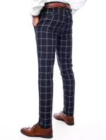 FashionStreet pánské tmavě modré chinos kalhoty UX3690