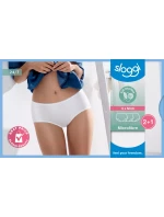 sloggi 24/7 Microfibre Midi C3P - WHITE - SLOGGI WHITE - SLOGGI