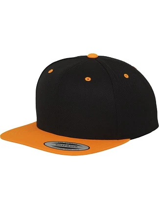 Flexfit 6089M 6 panelová Snapback kšiltovka 55.6089 black/neon orange Flexfit 6089M 6 panelová Snapback kšiltovka 55.6089 black/neon orange