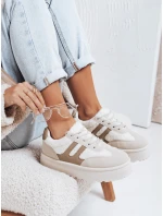 Dámské zateplené tenisky na platformě béžové FashionStreet ZY1080