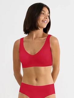 Podprsenka bez kostic sloggi ZERO Feel 2.0 Bralette červená - SLOGGI