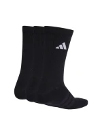 Ponožky adidas Cushioned Sportswear Crew 3P černé KC9626
