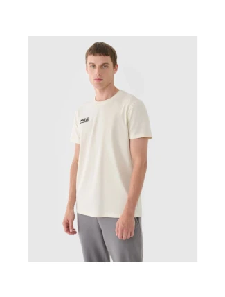 Pánské hladké tričko 4F 4FRAW24TTSHM2602-83S