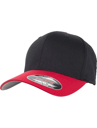 Flexfit 6277T/6277TT 6 Panelová kšiltovka Flexfit Wooly Combed 55.277T black/red Flexfit 6277T/6277TT 6 Panelová kšiltovka Flexfit Wooly Combed 55.277T black/red