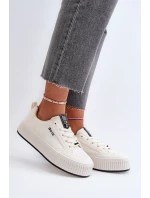 Dámské tenisky na platformě Big Star NN274254 Bílé