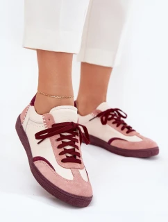 Dámské Kožené Tenisky Zazoo N1220 Béžové