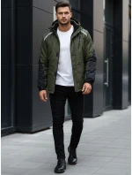 Pánská zelená bunda FashionStreet TX5128 Pánská zelená bunda FashionStreet TX5128