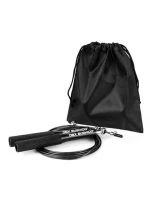 Hliníkové švihadlo s ocelovým lankem DBX Pro Black + pouzdro