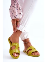 Módní veganské pantofle ZAXY JJ285261 zelená