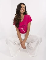 Tričko CLM TS 1727.90 fuchsiová