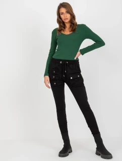 EM DR ES 21 593 teplákové kalhoty.43P černá