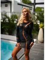 Šaty V-10959 černé - Axami