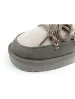 D.Franklin dámské sněhule zimní módní zateplené boty šedé dámské