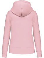 Kariban K 4028 Dámská eco-friendly mikina s kapucí 20.4028 pale pink