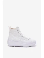 Vysoké Dámské Tenisky Lee Cooper LCW-25-31-3461L Bílé