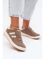 Dámské Sportovní Boty Sneakers Big Star UU274025 Tmavá béžová Dámské Sportovní Boty Sneakers Big Star UU274025 Tmavá béžová