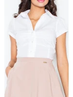 Košile Rafaela M026 Bílá - Figl Košile Rafaela M026 Bílá - Figl