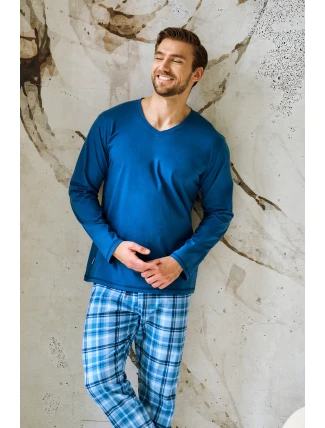 3476 PÁNSKÉ DLOUHÉ PYŽAMO MARK 3XL-4XL