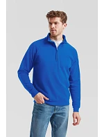 Fruit of the Loom Classic Zip-Neck Sweat Mikina s 1/4 zipem 16.2114 heather grey