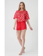 Dámské pyžamo šortky Mon amour Dámské pyžamo šortky Mon amour