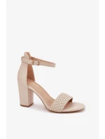 Sandály na podpatku  model 213925 Step in style