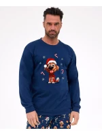 Pyžamo Cornette 115/294 Dog long/r Christmas S-2XL pánské