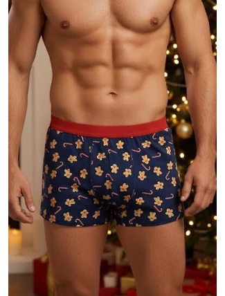 Boxerky Noviti BB011 X-Mas M-2XL Boxerky Noviti BB011 X-Mas M-2XL