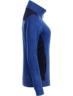 Daiber JN 861 Dámská pracovní pletená fleece bunda - Strong 02.0861 royal melange/navy