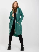 Mikina RV BL 4742.20P tmavě zelená