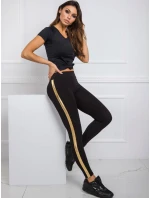 Legíny RV LG R4766.06 černá a zlatá Legíny RV LG R4766.06 černá a zlatá