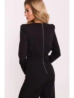 M811 Kombinéza s vycpanými rameny - černá M811 Kombinéza s vycpanými rameny - černá