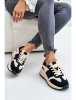 Zateplené dámské kožené sneakersy Big Star OO274A318 HI-POLY SYSTEM černé