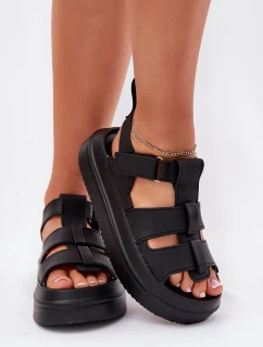 Dámské Sandály Na Platformě Černé Nitavelia