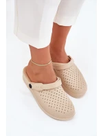 Pěnové Pantofle Dámské Béžové Faylina Pěnové Pantofle Dámské Béžové Faylina