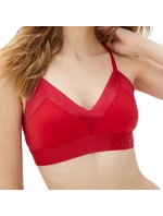 Dámská nevyztužená podprsenka Gloss Unlined Triangle QF6664E-XMK - Calvin Klein Dámská nevyztužená podprsenka Gloss Unlined Triangle QF6664E-XMK - Calvin Klein