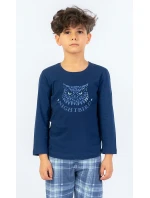 Dětské pyžamo dlouhé Sova Dětské pyžamo dlouhé Sova