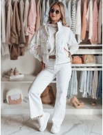 Dámská krátká oboustranná vesta CHIPUFF bílá FashionStreet TY4821