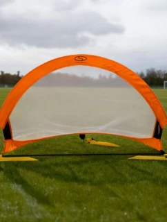 Fotbalová tréninková branka - oranžová (S) 76x45x45 cm