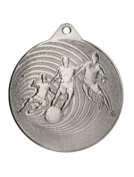 KOVOVÁ FOTBALOVÁ MEDAILE FI 70 MMC3070 - STŘÍBRNÁ KOVOVÁ FOTBALOVÁ MEDAILE FI 70 MMC3070 - STŘÍBRNÁ