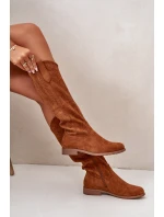 Dámské Kozačky Prodyšné Camel S.Barski HY42-132 Dámské Kozačky Prodyšné Camel S.Barski HY42-132