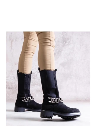 Boty na podpatku model 205040 Solea Boty na podpatku model 205040 Solea