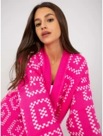 Dámský svetr LC SW 0296 fluo růžový